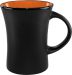Hilo™ Venturi Stoneware Orange in/Blk Matte out Mug (9.5oz)