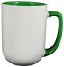 Arlen™ Mug - Green in/White out w/Grn Trim