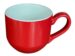 Kure Beach™ Latte Cup 16oz - White in / Red out